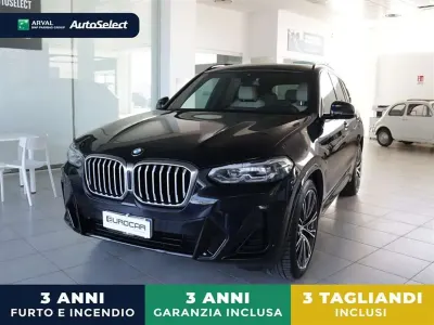 Usata BMW X3 M Sport 190 CV (139 kW) 2022 Nero / black SUV