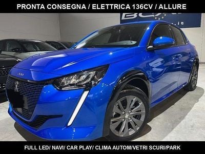 Usata Peugeot e-208 Allure 100 kW (136 CV) 2020 Blu Utilitaria