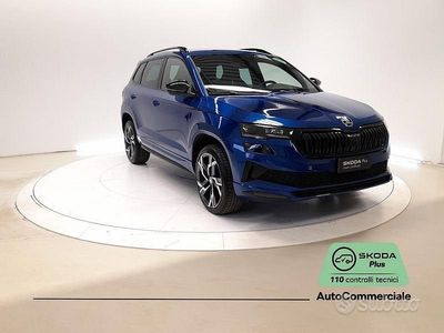 Usata Skoda Karoq SportLine 150 CV (110 kW) 2024 Blu SUV