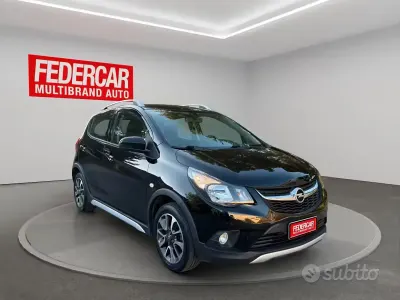 Usata Opel Karl Rocks 73 CV (53 kW) 2019 Nero Utilitaria