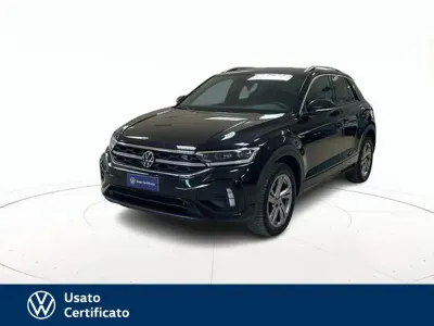 Usata VW T-Roc R-line 110 CV (80 kW) 2023 Nero / pastello SUV