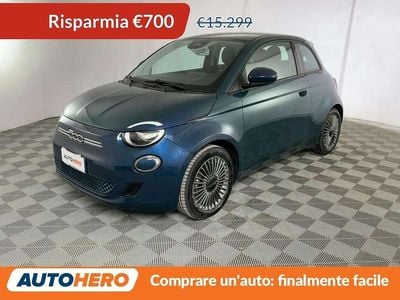 Usata Fiat 500e Icon 42 kW (58 CV) 2022 Blu/azzurro Utilitaria