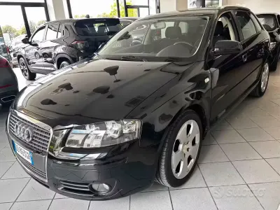 Usata Audi A3 Ambition 140 CV (102 kW) 2006 Nero Utilitaria