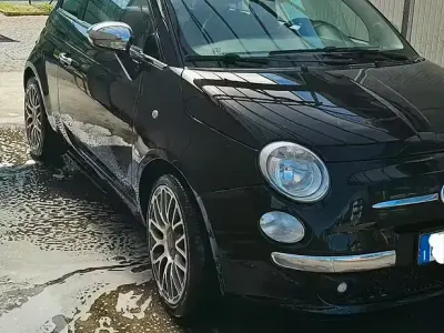 Usata Fiat 500 100 CV (73 kW) 2009 Nero Cabrio