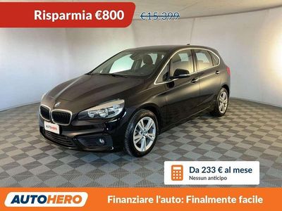 Usata BMW 216 Active Tourer Advantage 116 CV (85 kW) 2018 Nero Monovolume