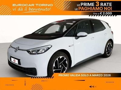 Usata VW ID.3 Pro Performance 69 kW (95 CV) 2023 Glacier white metallizzato nero Utilitaria