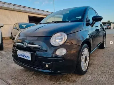 Occasion Fiat 500 Lounge 69 PK (50 kW) 2008 Zwart Sedan