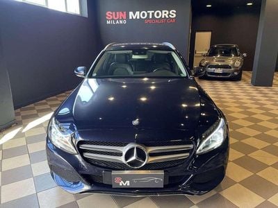 Usata Mercedes C220 136 CV (100 kW) 2016 Blu/azzurro Station wagon