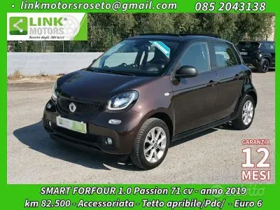 Usata Smart ForFour Passion 71 CV (52 kW) 2019 Marrone Utilitaria