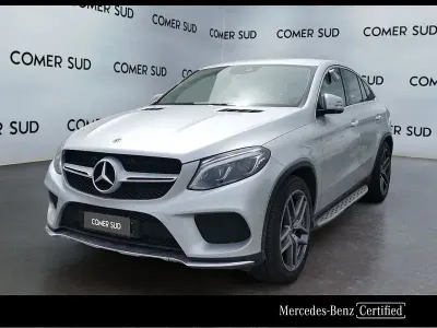 Begagnad Mercedes GLE350 Premium 258 HK (189 kW) 2018 Silver Sportkupé