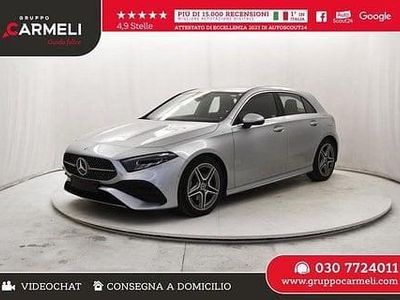 Usata Mercedes A180 AMG line 136 CV (100 kW) 2025 Argento Berlina