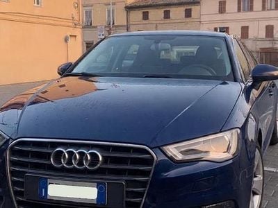 Usata Audi A3 Attraction 110 CV (80 kW) 2014 Blu/azzurro Berlina