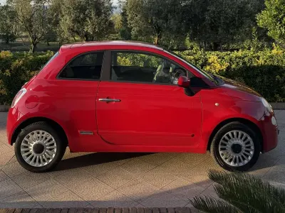Usata Fiat 500 Pop 69 CV (50 kW) 2009 Rosso Cabrio