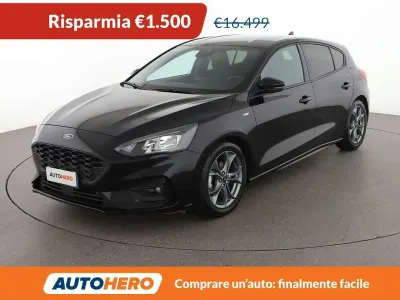 Usata Ford Focus ST-Line 125 CV (91 kW) 2020 Nero Berlina