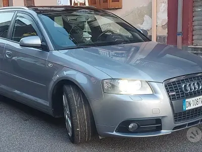 Usata Audi A3 Sportback S-Line 140 CV (102 kW) 2008 Grigio Utilitaria