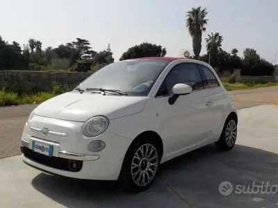Usata Fiat 500C Rock 95 CV (69 kW) 2012 Bianco Cabrio