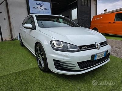 Usata VW Golf VII GTD 184 CV (135 kW) 2015 Bianco Berlina