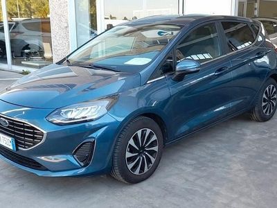 Usata Ford Fiesta Titanium 125 CV (91 kW) 2022 Blu Utilitaria