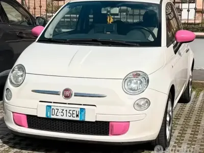 Usata Fiat 500 69 CV (50 kW) 2009 Bianco Cabrio
