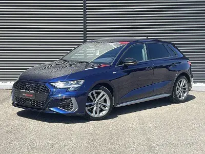 Usata Audi A3 S-Line 110 CV (80 kW) 2021 Blu Berlina