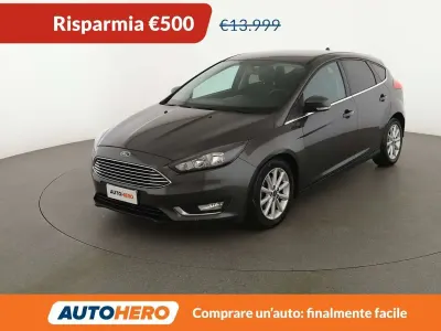 Usata Ford Focus Titanium 120 CV (88 kW) 2018 Grigio Berlina