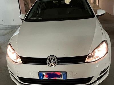 Usata VW Golf VII 110 CV (80 kW) 2017 Bianco Berlina