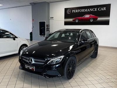Usata Mercedes C200 136 CV (100 kW) 2016 Nero Station wagon