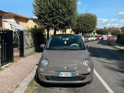 Usata Fiat 500 75 CV (55 kW) 2009 Giallo Cabrio