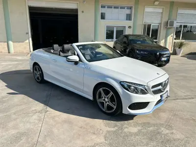 Usata Mercedes C220 Premium 170 CV (125 kW) 2017 Bianco Cabrio