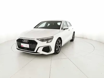 Usata Audi A3 S-Line 116 CV (85 kW) 2023 Bianco ibis Berlina