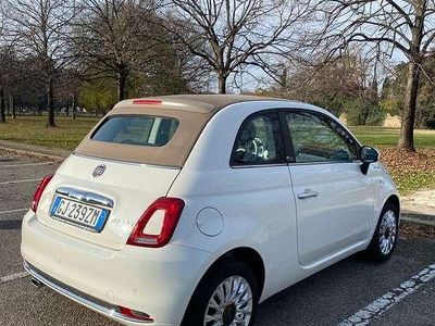 Usata Fiat 500C Dolcevita 69 CV (50 kW) 2021 Bianco Cabrio