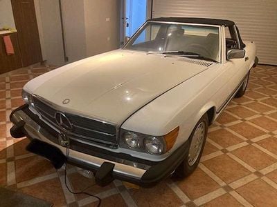 Usata Mercedes SL420 218 CV (160 kW) 1987 Bianco Cabrio