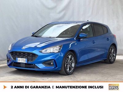 Usata Ford Focus ST-Line 125 CV (91 kW) 2020 Blu Berlina