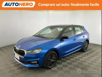 Usata Skoda Fabia 95 CV (69 kW) 2021 Bluazzurro Utilitaria