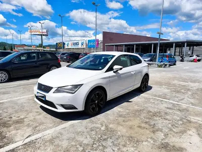 Usata Seat Leon 150 CV (110 kW) 2013 Bianco Coupé