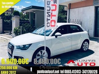 Usata Audi A1 Ambition 90 CV (66 kW) 2012 Bianco Berlina