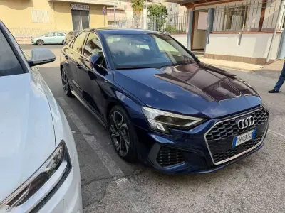 Usata Audi A3 Advanced 150 CV (110 kW) 2022 Blu/azzurro Berlina