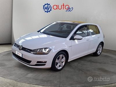 Usata VW Golf VII Highline 110 CV (80 kW) 2014 Bianco Berlina