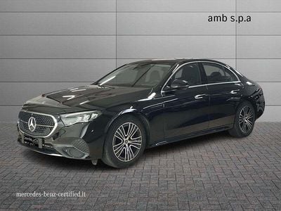 Usata Mercedes E200 Advanced 163 CV (119 kW) 2025 Nero Berlina