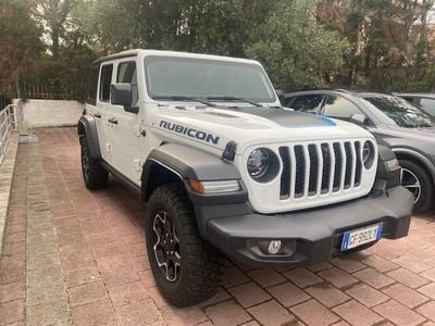 Usata Jeep Wrangler Unlimited Rubicon 272 CV (200 kW) 2021 Bianco SUV