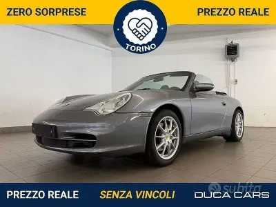 Usata Porsche 911 Carrera 4 Cabriolet 320 CV (235 kW) 2002 Grigio Cabrio