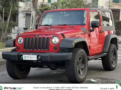 Usata Jeep Wrangler Sahara 177 CV (130 kW) 2008 Rosso SUV