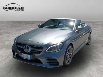 Usata Mercedes C220 Premium 194 CV (142 kW) 2022 Argento selenite Cabrio