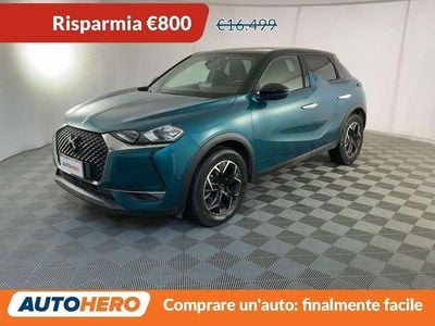 Usata DS Automobiles DS3 Crossback So Chic 131 CV (96 kW) 2021 Blu SUV