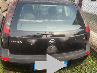 Usata Opel Corsa 2003 Nero Utilitaria