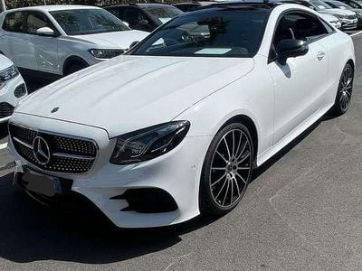 Usata Mercedes E220 AMG Line Premium Plus 194 CV (142 kW) 2019 Bianco Coupé