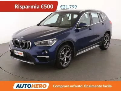 Usata BMW X1 xLine 150 CV (110 kW) 2019 Blu/azzurro SUV