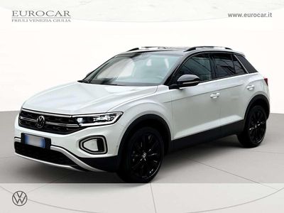 Usata VW T-Roc Style 110 CV (80 kW) 2023 Pure white nero SUV