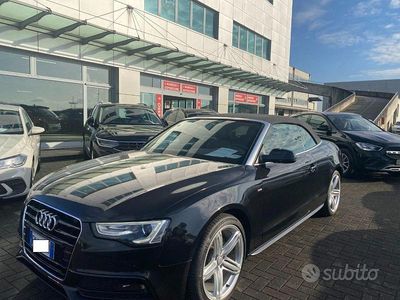 Usata Audi A5 Cabriolet Advanced 177 CV (130 kW) 2013 Nero Cabrio
