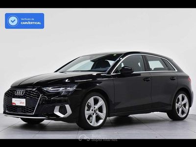 Usata Audi A3 Advanced 150 CV (110 kW) 2020 Nero Berlina